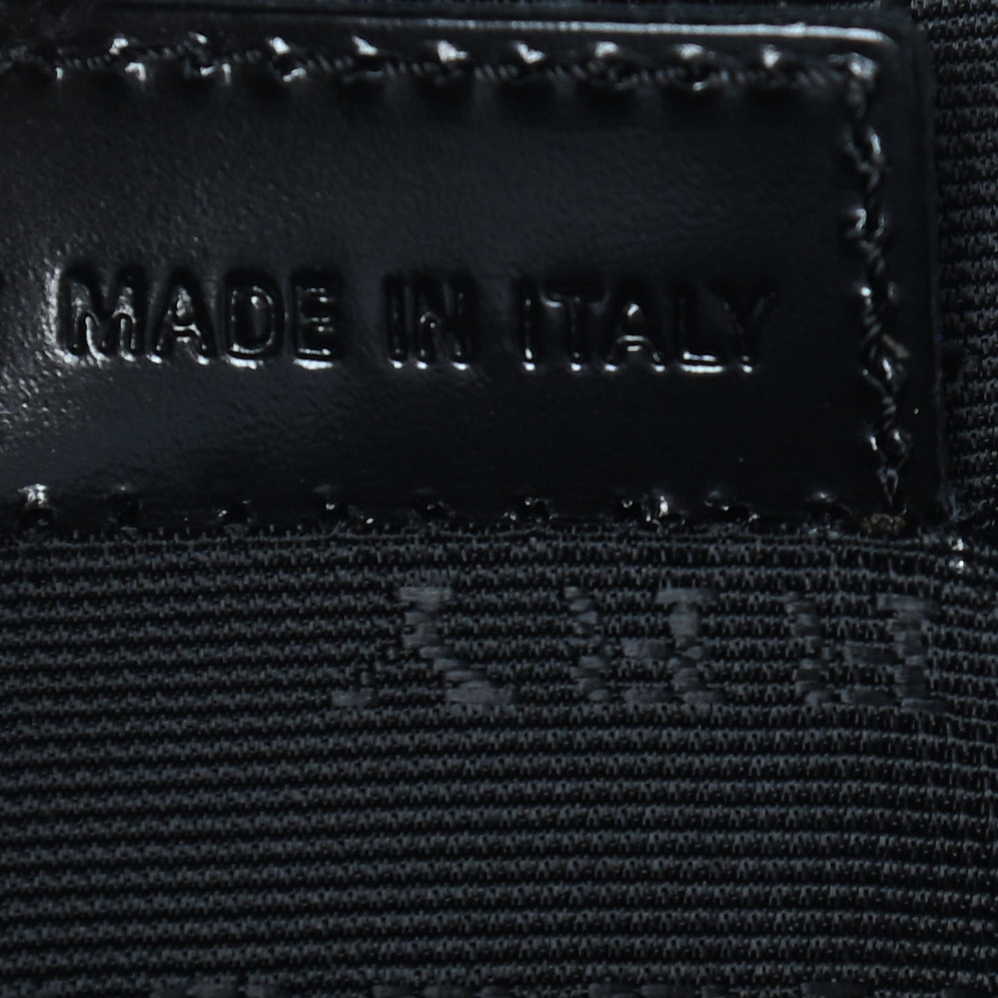 Patent Vintage Check Crossbody Black