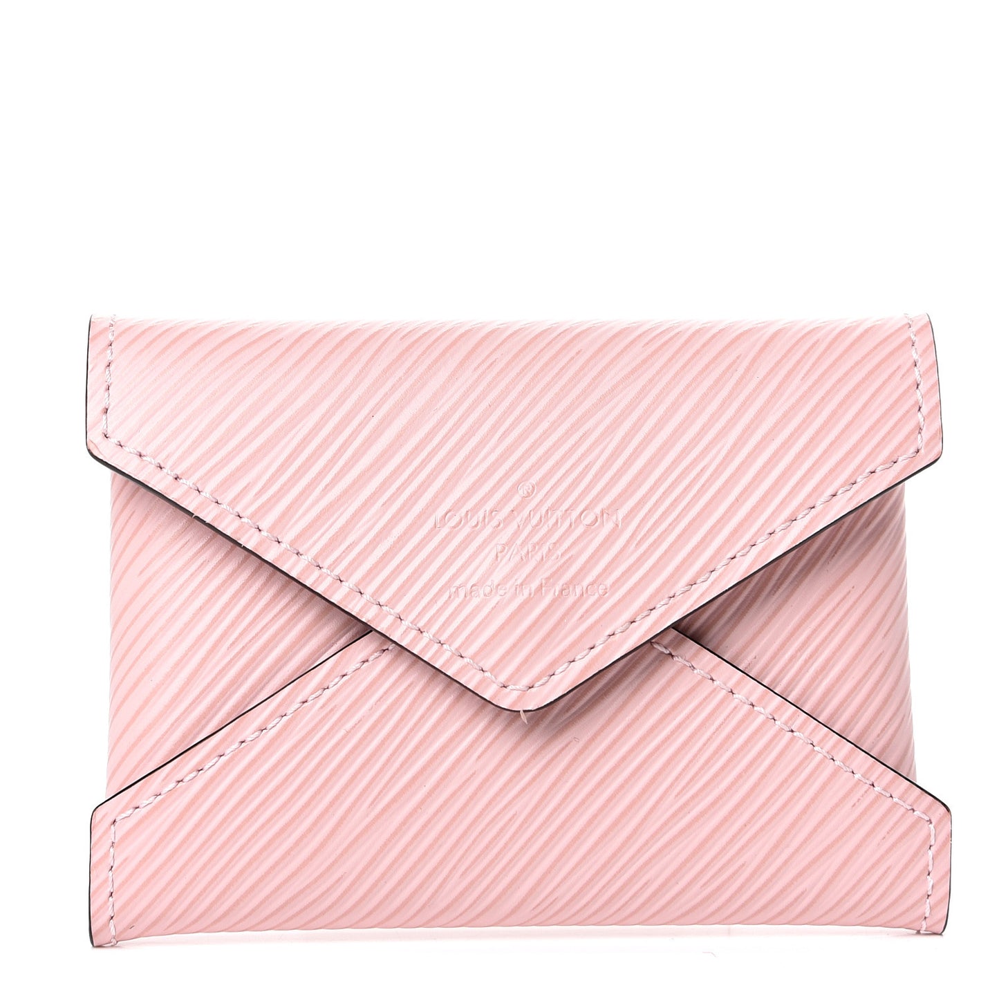 Epi Small Kirigami Pochette Insert Rose Ballerine