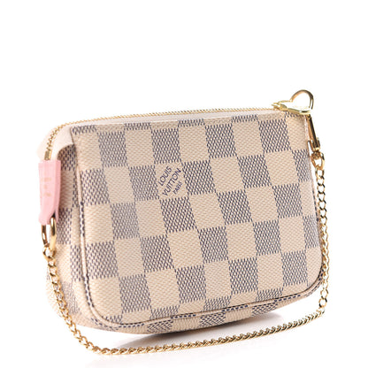 Louis Vuitton Damier Azur 2018 Christmas Animation Mini Pochette Accessories 3 of 8