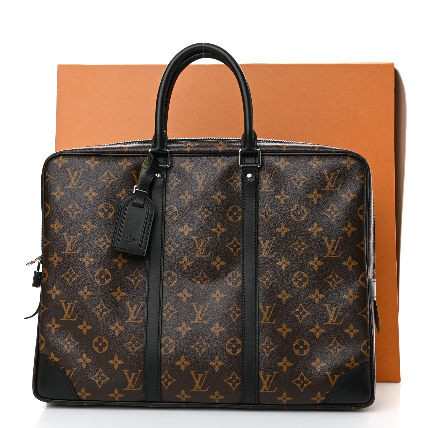 Louis Vuitton Monogram Macassar Porte Documents Voyage Soft Briefcase 15 of 15