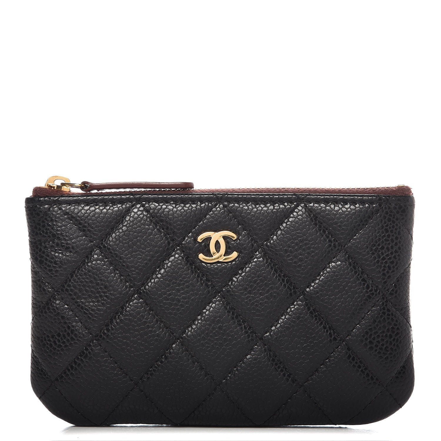 Chanel Caviar Quilted Small Cosmetic Case Black 1 of 7