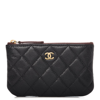 Chanel Caviar Quilted Small Cosmetic Case Black 1 of 7