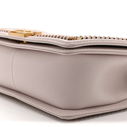 Chanel Caviar Quilted Chain Around Medium Boy Flap Light Purple 10 of 10