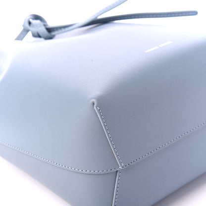 Mansur Gavriel Calfskin Mini Bucket Bag Grey Blue 5 of 10