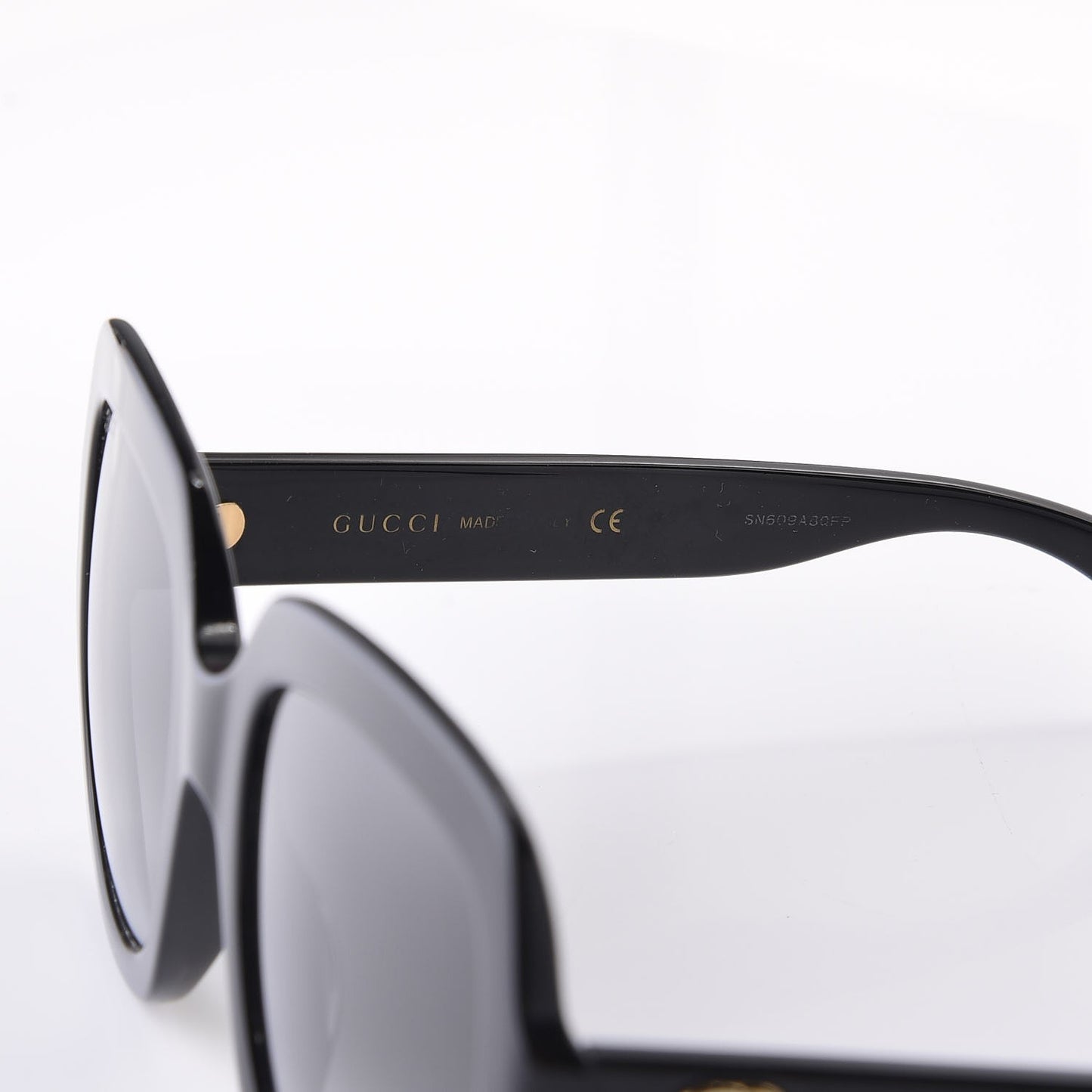 Oversize Square GG 0036S Sunglasses Black