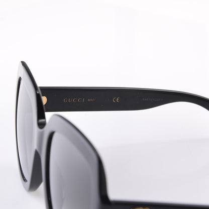 Gucci Oversize Square GG 0036S Sunglasses Black 6 of 8
