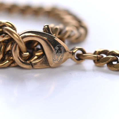 Chanel Crystal CC Necklace Gold 4 of 4