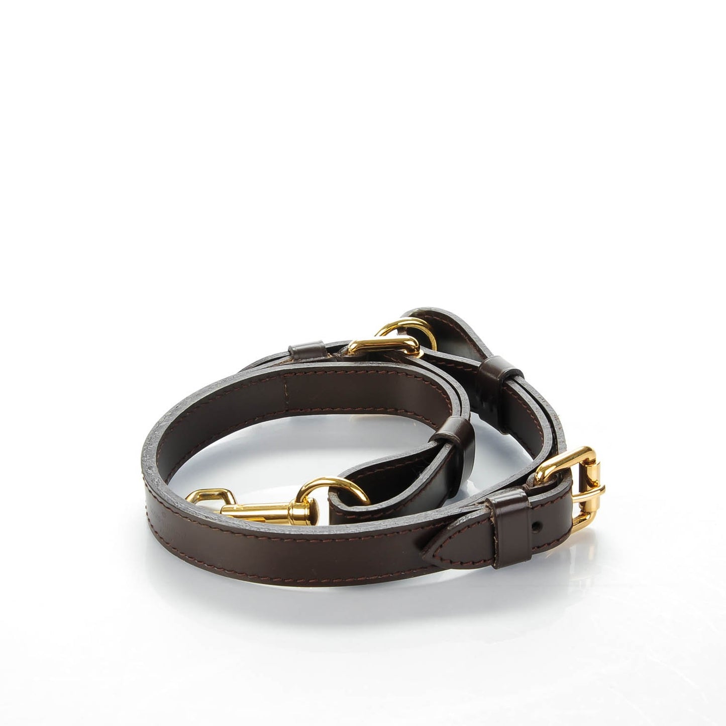 Calfskin Adjustable Trevi Shoulder Strap Brown