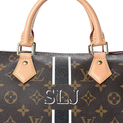 Louis Vuitton Monogram My LV Heritage Speedy 30 Black White 8 of 10