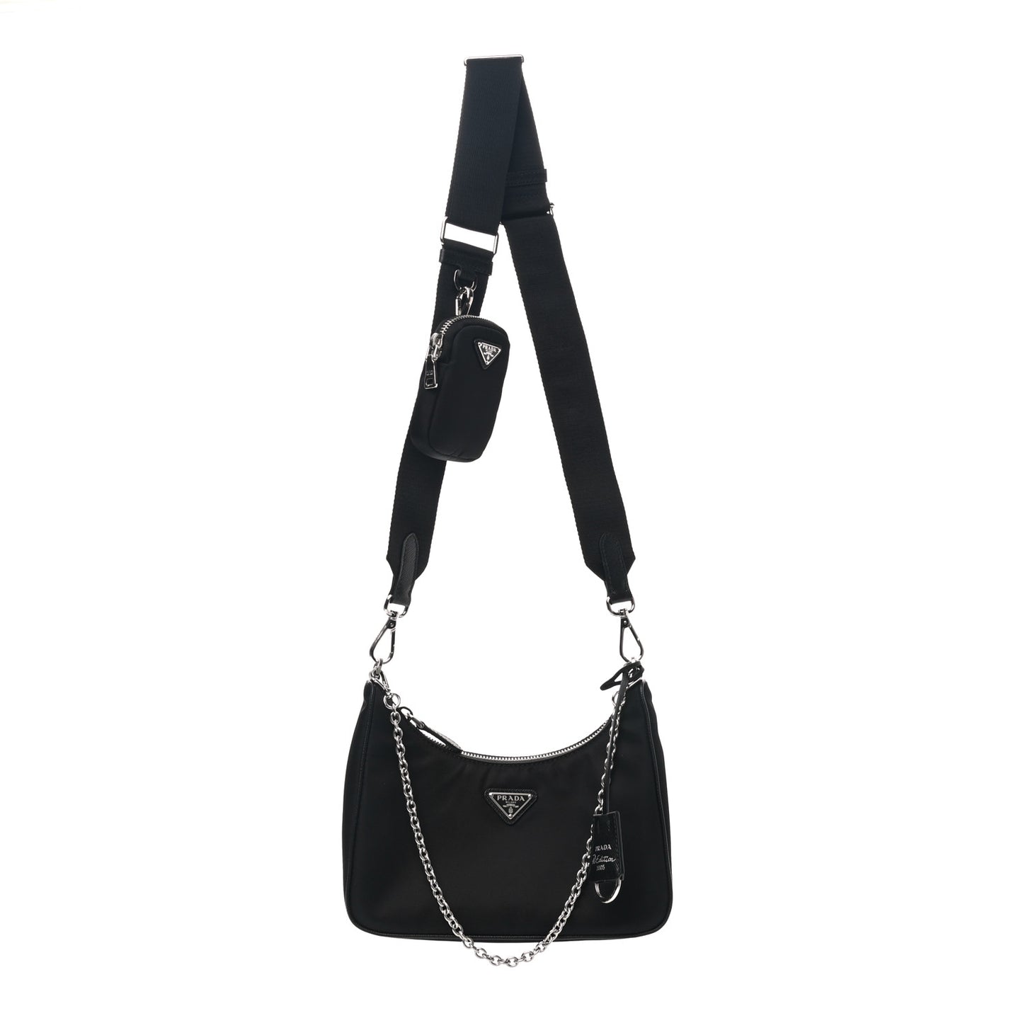 Nylon Re-Edition 2005 Shoulder Bag Black