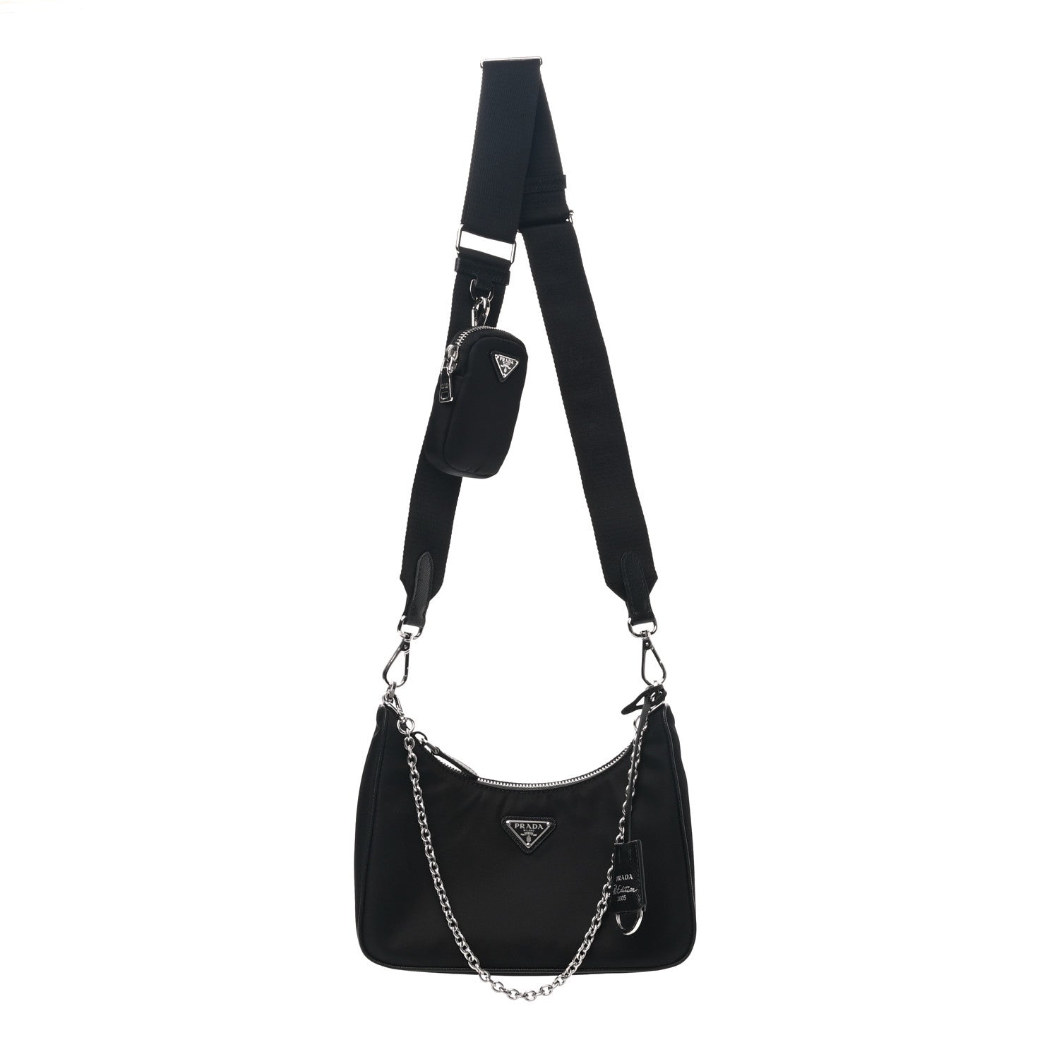 Prada Nylon Re-Edition 2005 Shoulder Bag Black 1 of 15