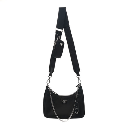 Prada Nylon Re-Edition 2005 Shoulder Bag Black 1 of 15