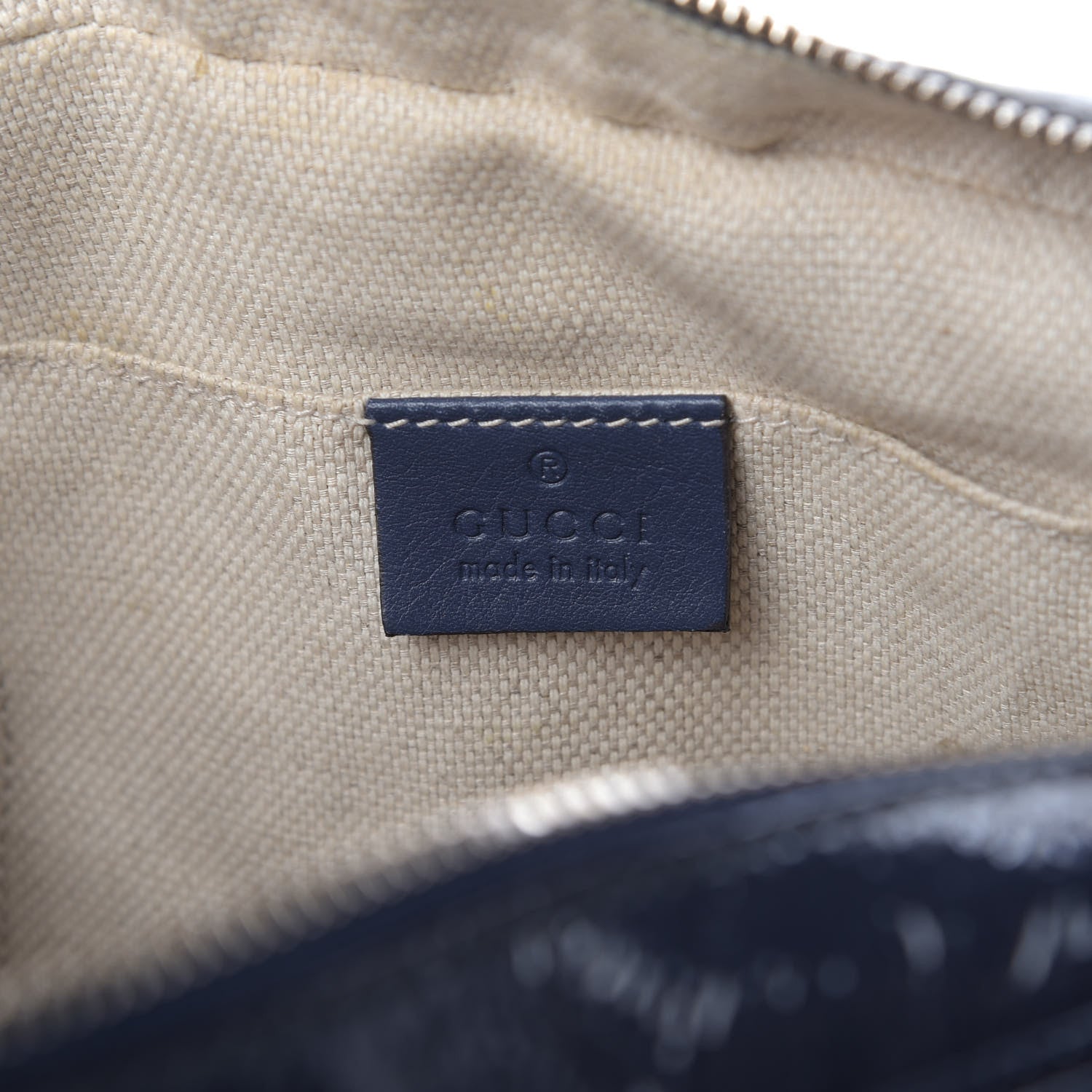 Gucci Vernice Naplack Small Soho Disco Bag Uniform Blue 8 of 15
