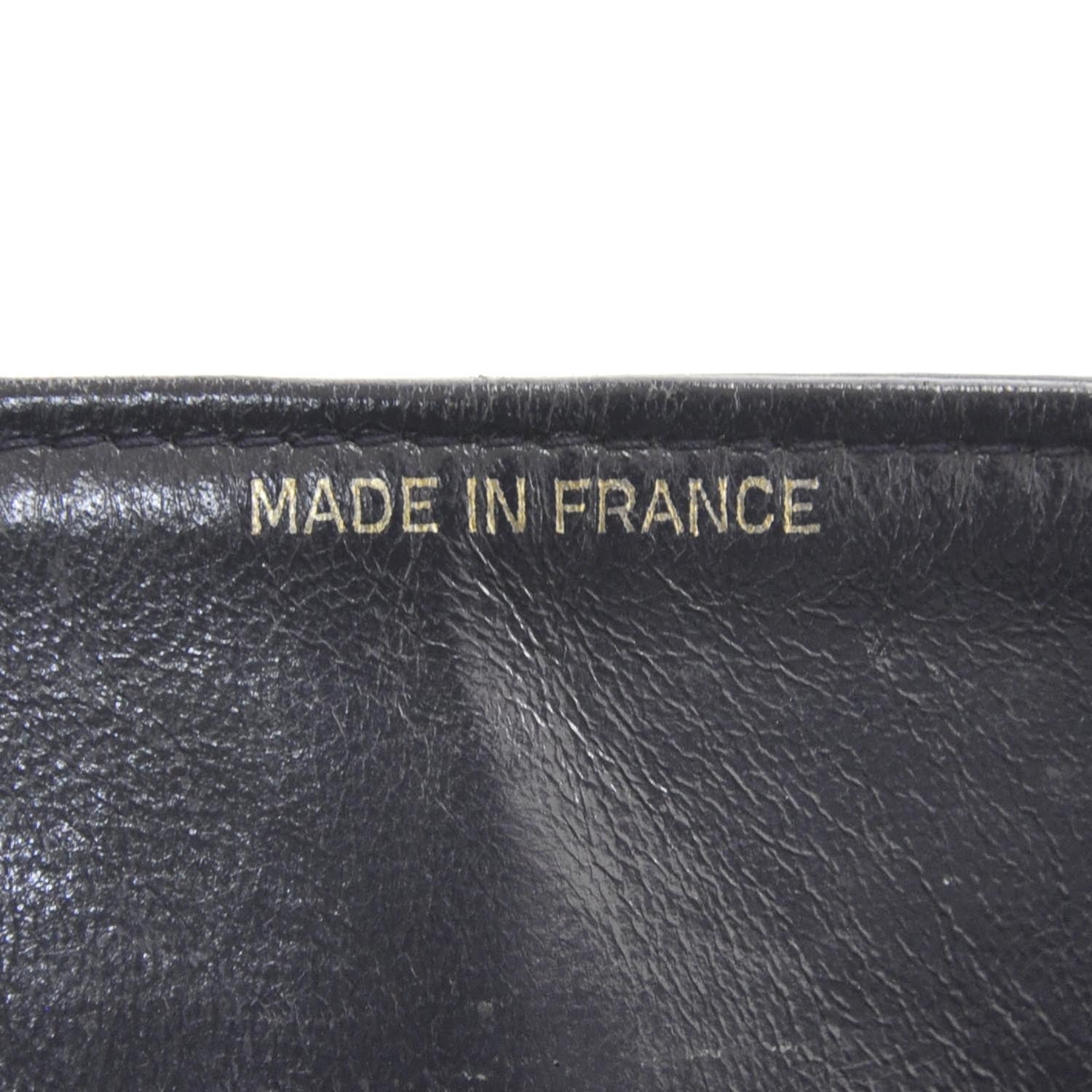 Chanel Lambskin Quilted Medium Double Flap Navy 9 of 11
