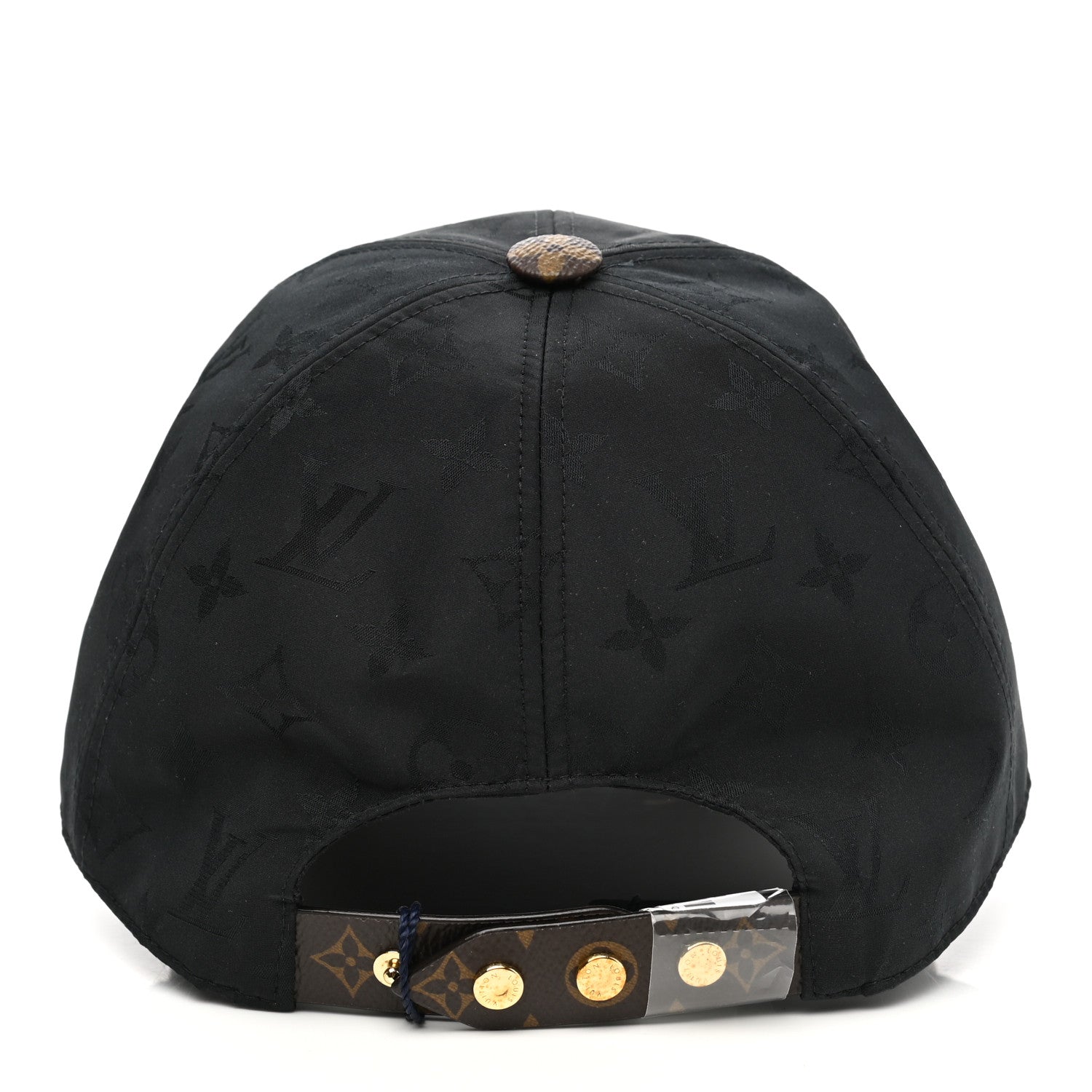 Louis Vuitton Polyester Silk Monogram LV Get Ready Cap M Black 6 of 9