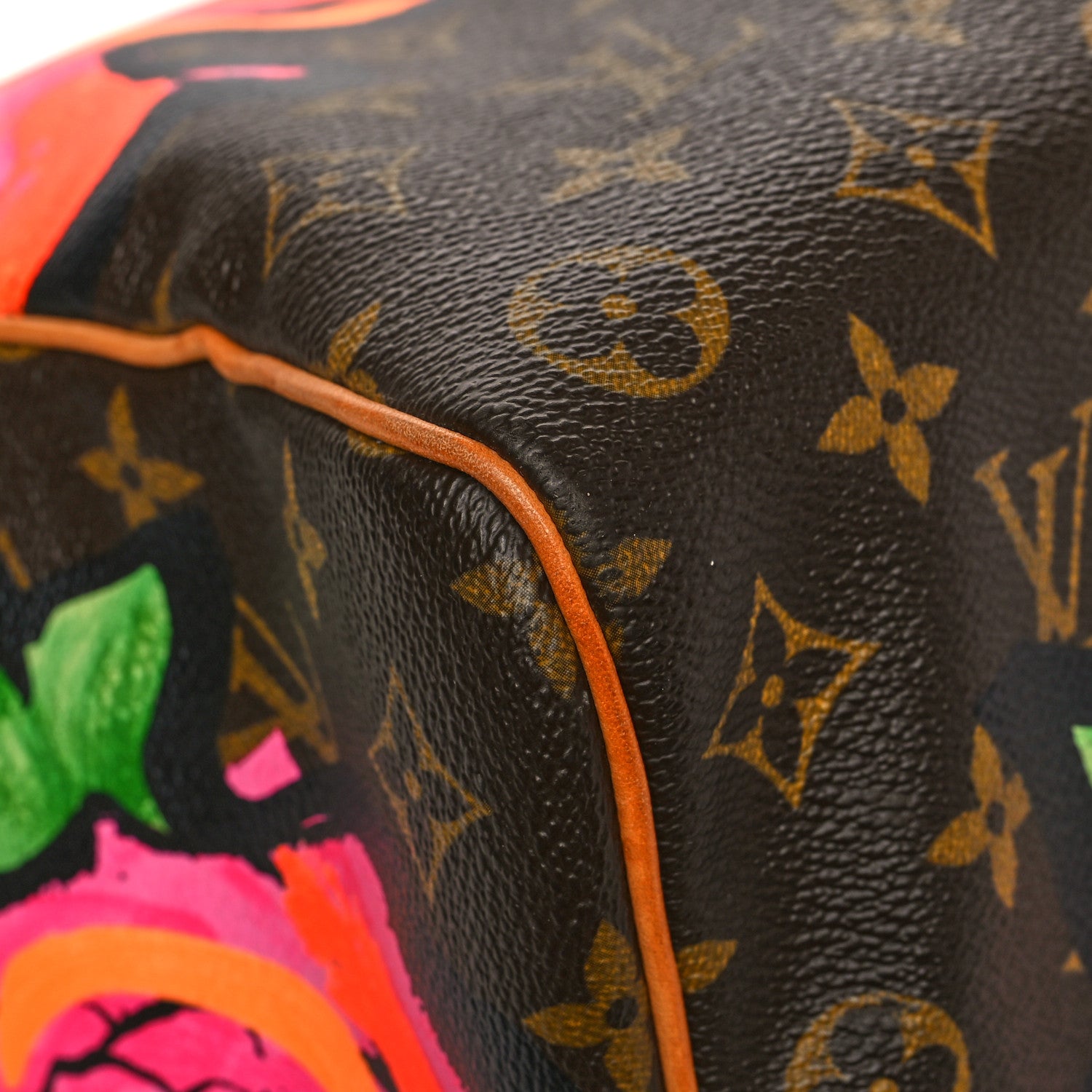 Louis Vuitton Monogram Roses Keepall 50 5 of 15
