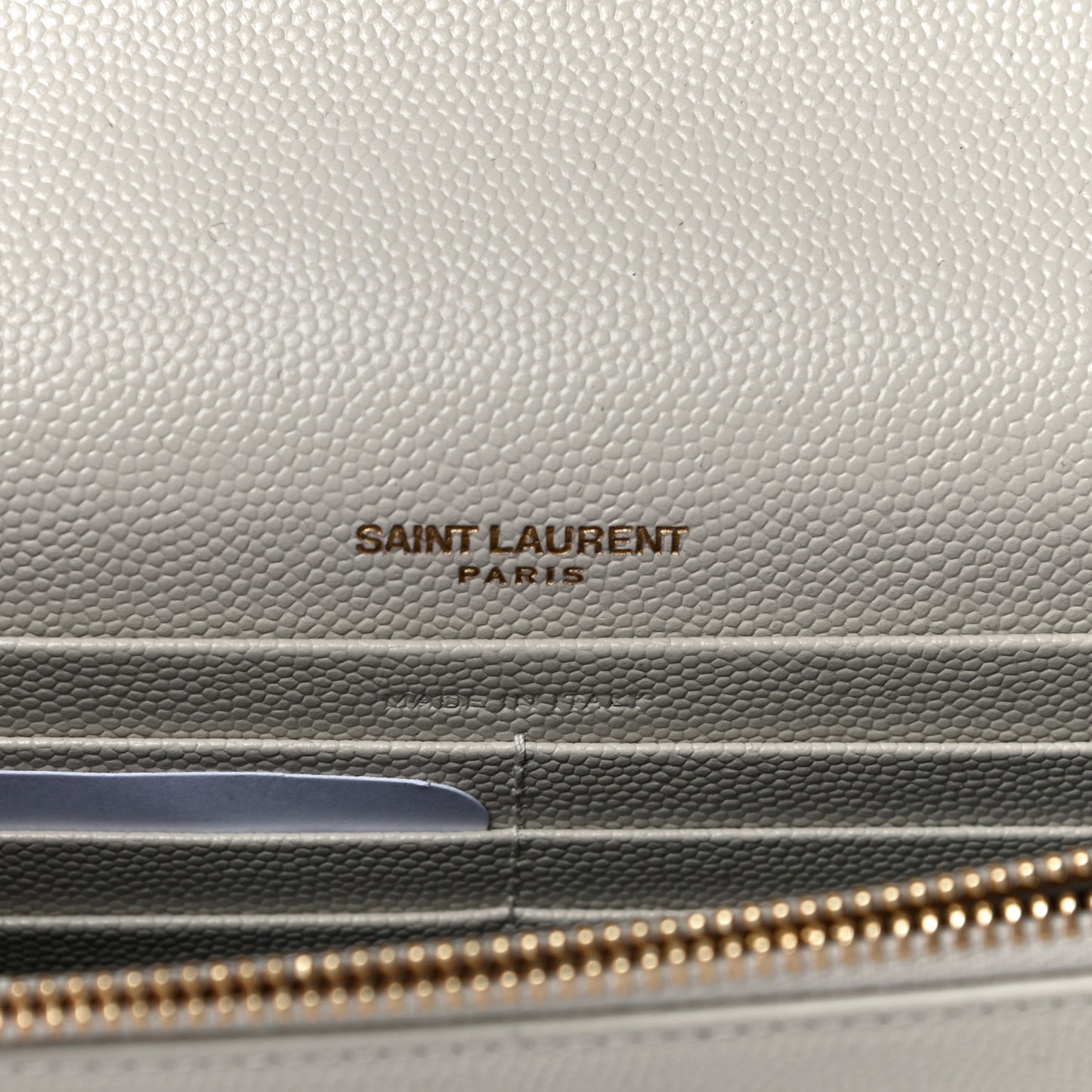 Grain De Poudre Classic Monogram Kate Tassel Chain Wallet Crema Soft