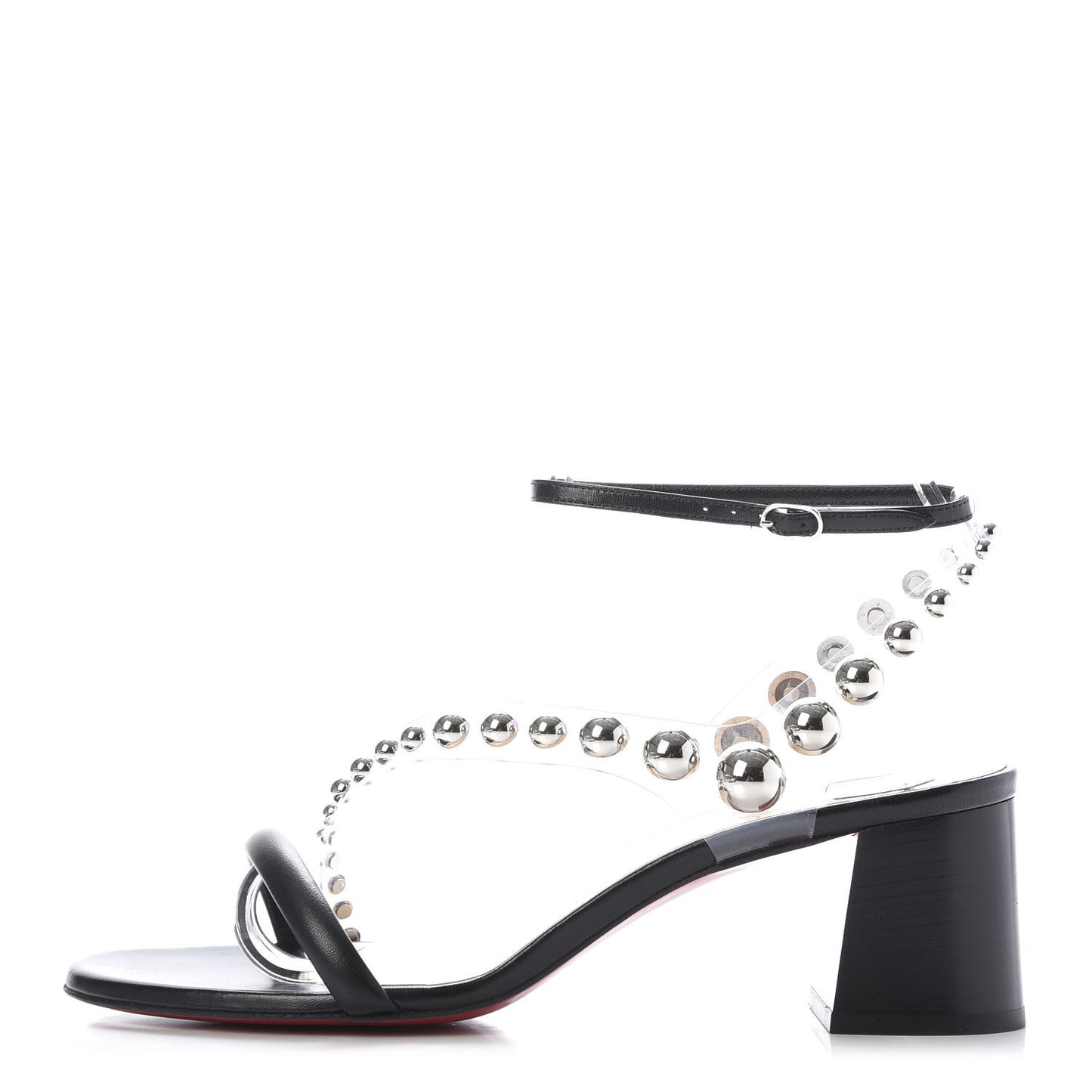 Calfskin PVC Corinne 55 Sandals 39 Black