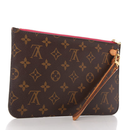 Louis Vuitton Monogram Neverfull MM GM Pochette Pivoine 3 of 8