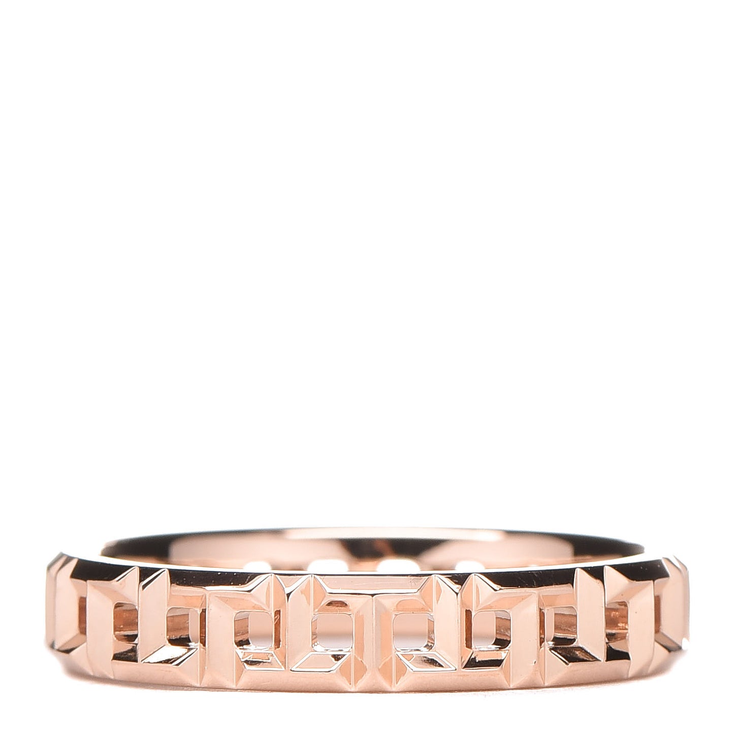 18K Rose Gold Narrow T True Ring 50 5.25