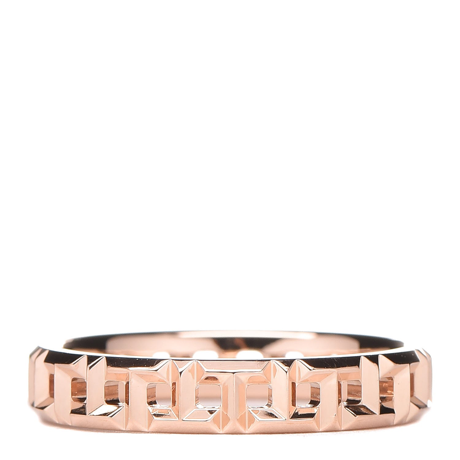 Tiffany 18K Rose Gold Narrow T True Ring 50 5.25 3 of 4