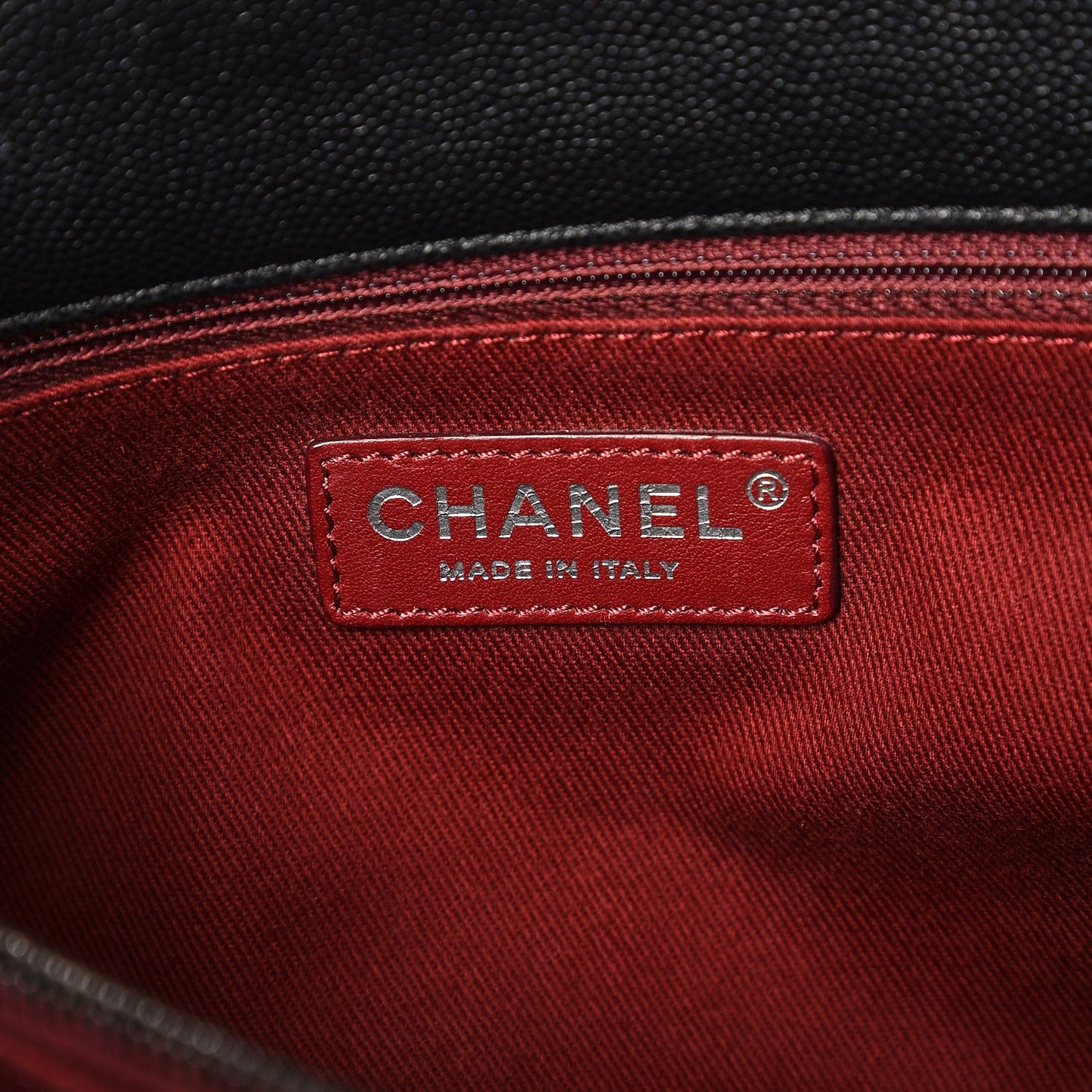 Caviar Quilted Medium Coco Handle Flap Black