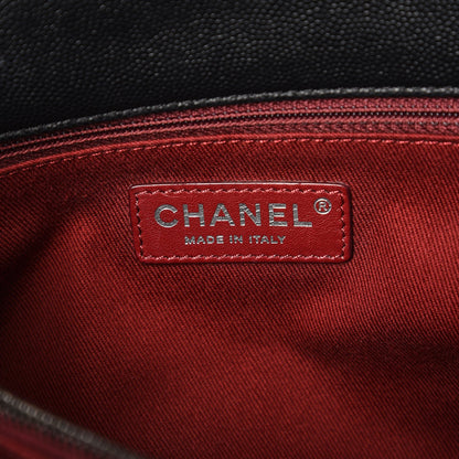 Chanel Caviar Quilted Medium Coco Handle Flap Black 6 of 9