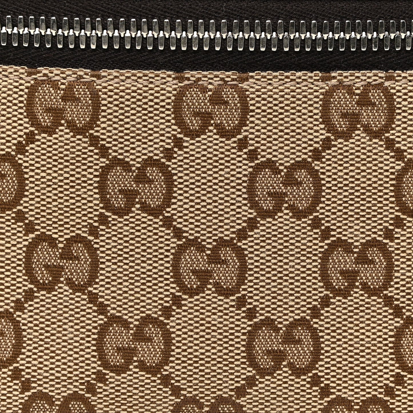 Monogram Dollar Calfskin Waist Pouch Beige Ebony Testa di Moro Marrone Scuro