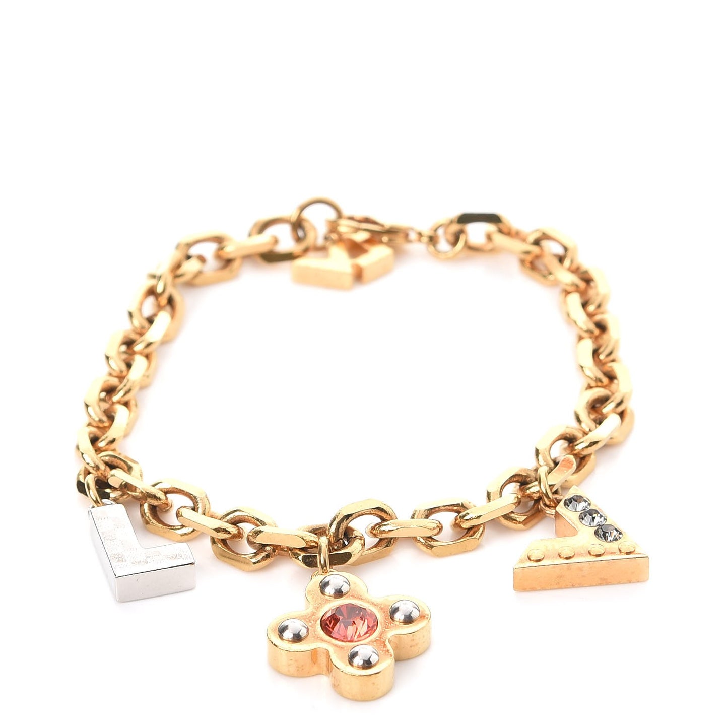 Love Letters Timeless Bracelet Gold Multicolor