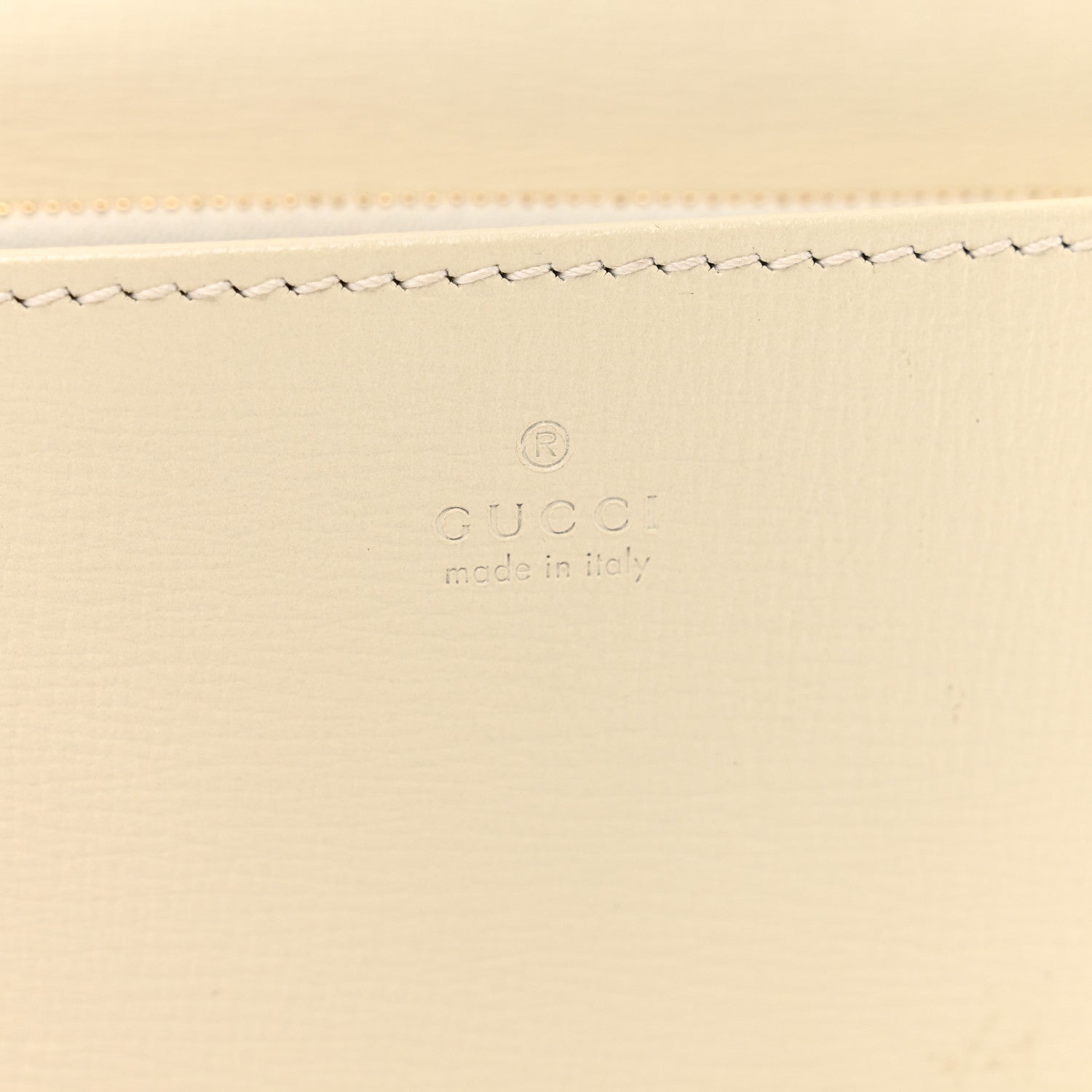 Gucci GG Supreme Monogram Azalea Calfskin Horsebit 1955 Wallet On Chain Beige Ebony Mystic White 6 of 10