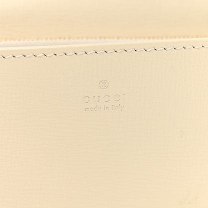 Gucci GG Supreme Monogram Azalea Calfskin Horsebit 1955 Wallet On Chain Beige Ebony Mystic White 6 of 10