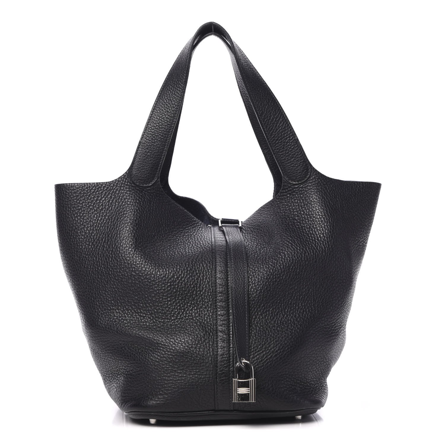 Hermes Taurillon Clemence Picotin Lock 26 GM Indigo 1 of 13