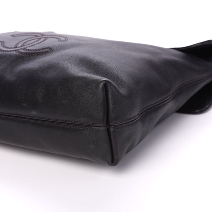 Chanel Lambskin CC Messenger Dark Brown 10 of 10