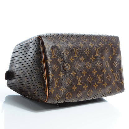 Louis Vuitton Monogram Perforated Speedy 30 Green 4 of 7