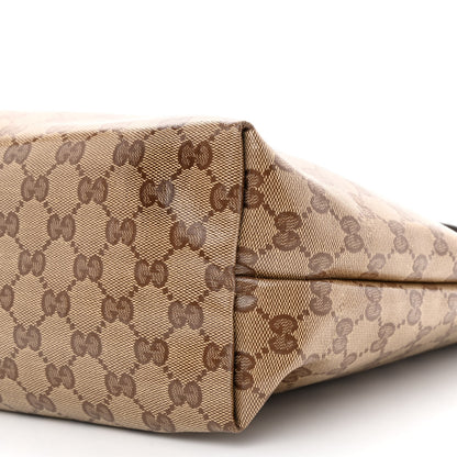Gucci Crystal Monogram Joy Tote Dark Brown 10 of 10