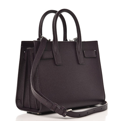 Saint Laurent Grained Calfskin Nano Sac De Jour Armaranto 3 of 8