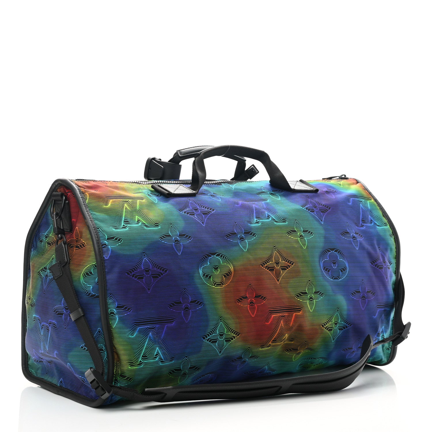 Louis Vuitton Monogram 2054 3D Reversible Keepall Bandouliere 50 Multicolor 3 of 9