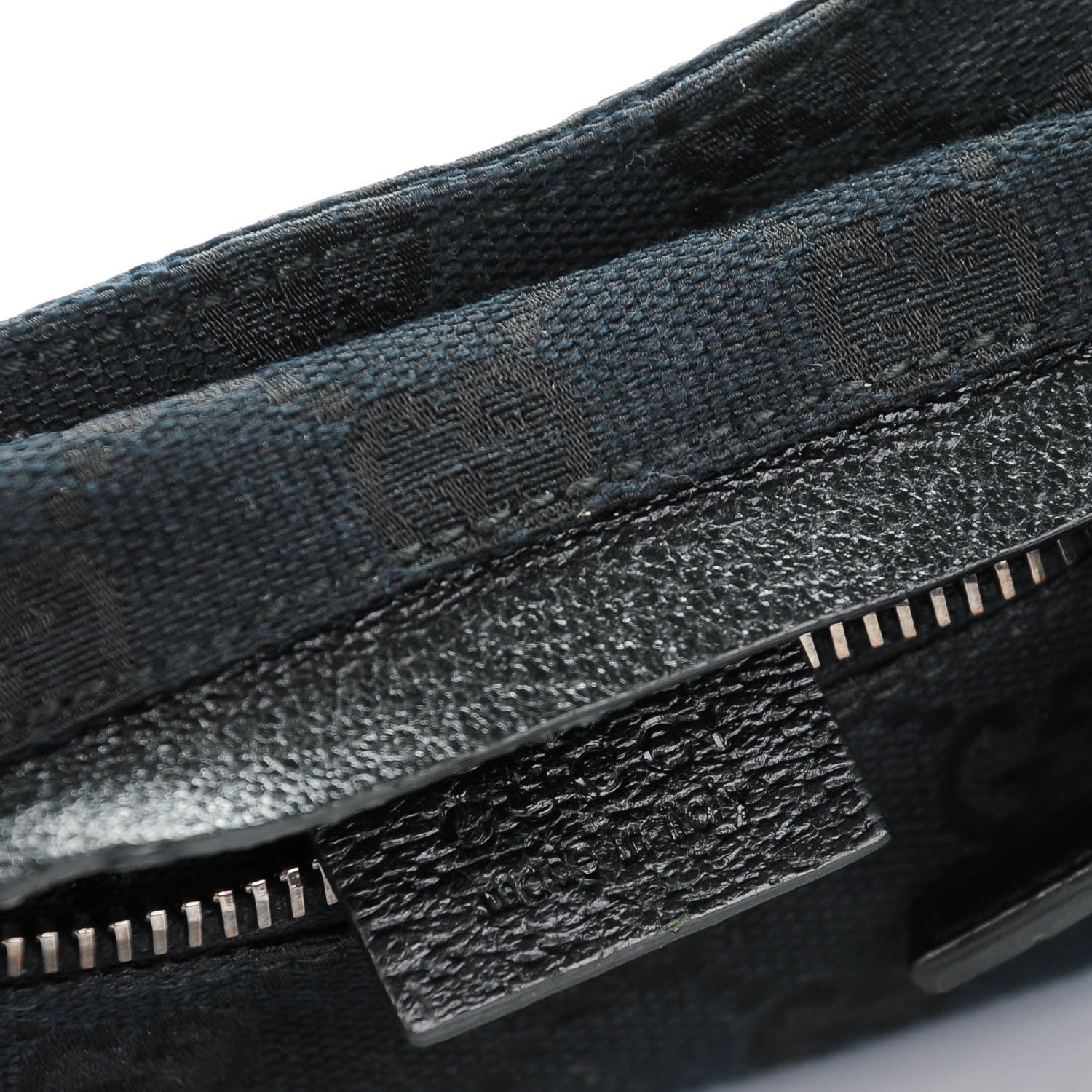 Gucci Monogram Belt Bag Black 7 of 8