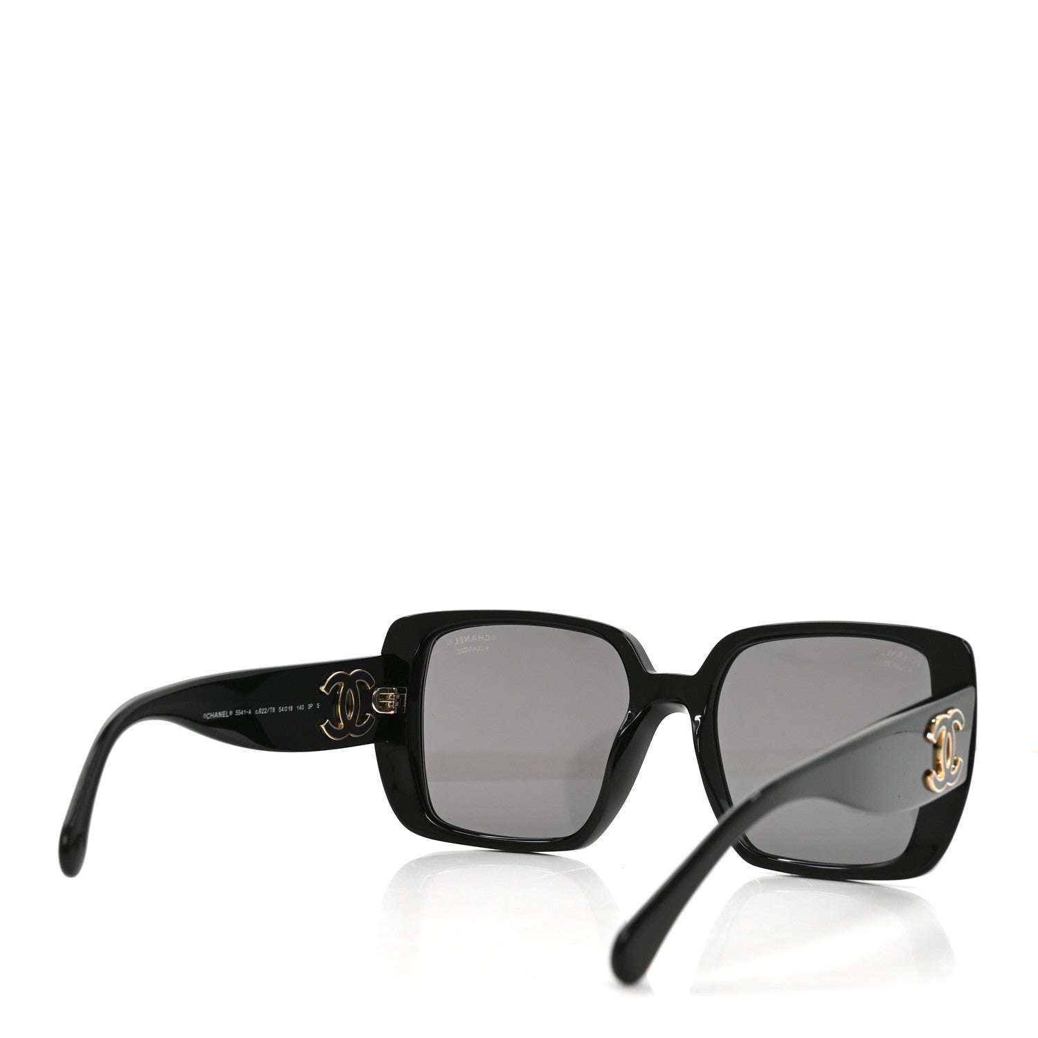 Chanel Acetate CC Square Sunglasses 5541-A Black 1920224