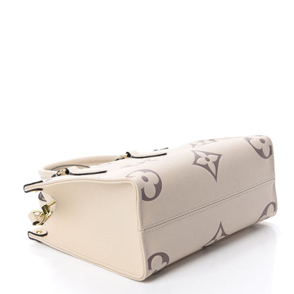 Louis Vuitton Empreinte Monogram Giant Onthego PM Creme Bois De Rose 5 of 11