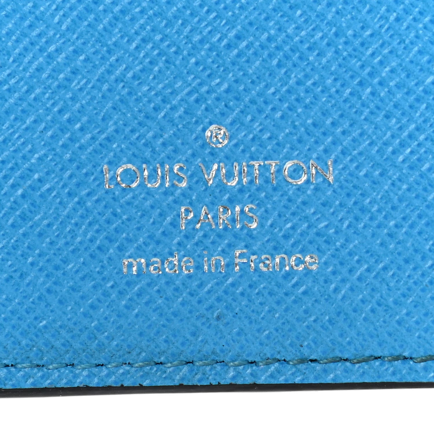 Louis Vuitton Taigarama Pocket Organizer NM Blue Lagoon 6 of 7