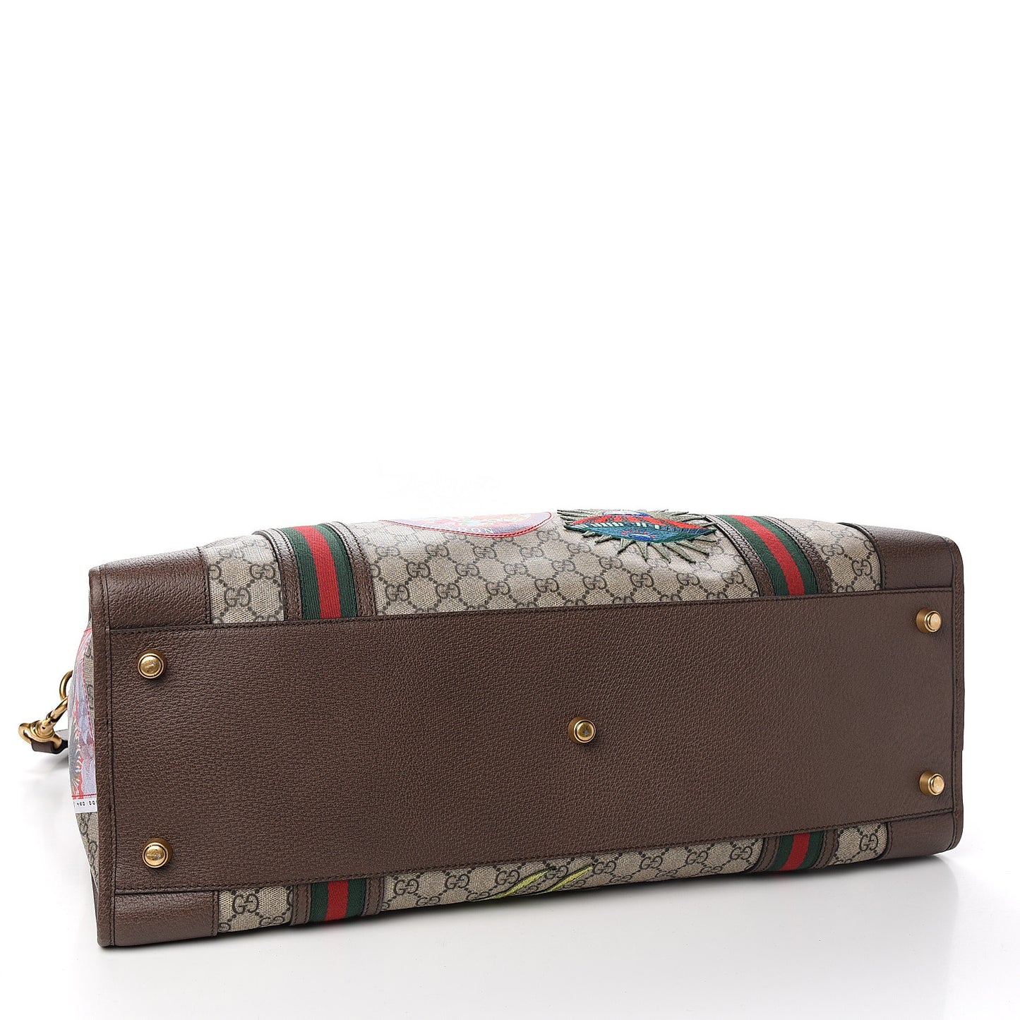 Soft GG Supreme Monogram Courrier Large Duffle Bag Beige New Acero Multicolor