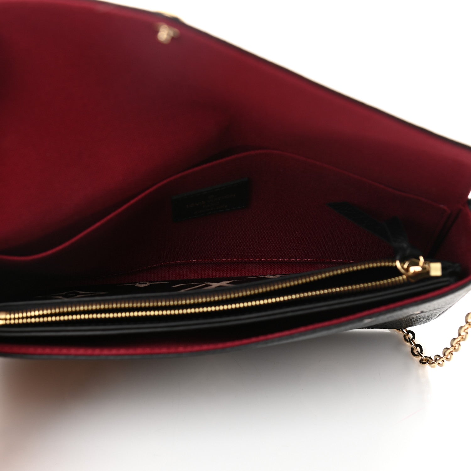 Louis Vuitton Empreinte Monogram Giant Felicie Pochette Black Beige 6 of 12