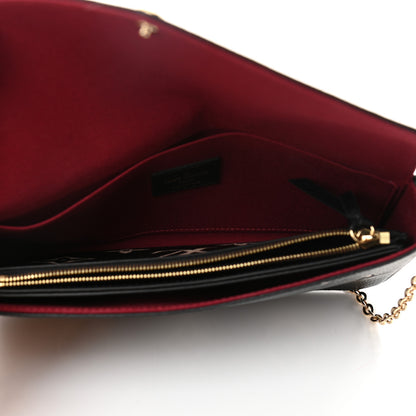 Louis Vuitton Empreinte Monogram Giant Felicie Pochette Black Beige 6 of 12