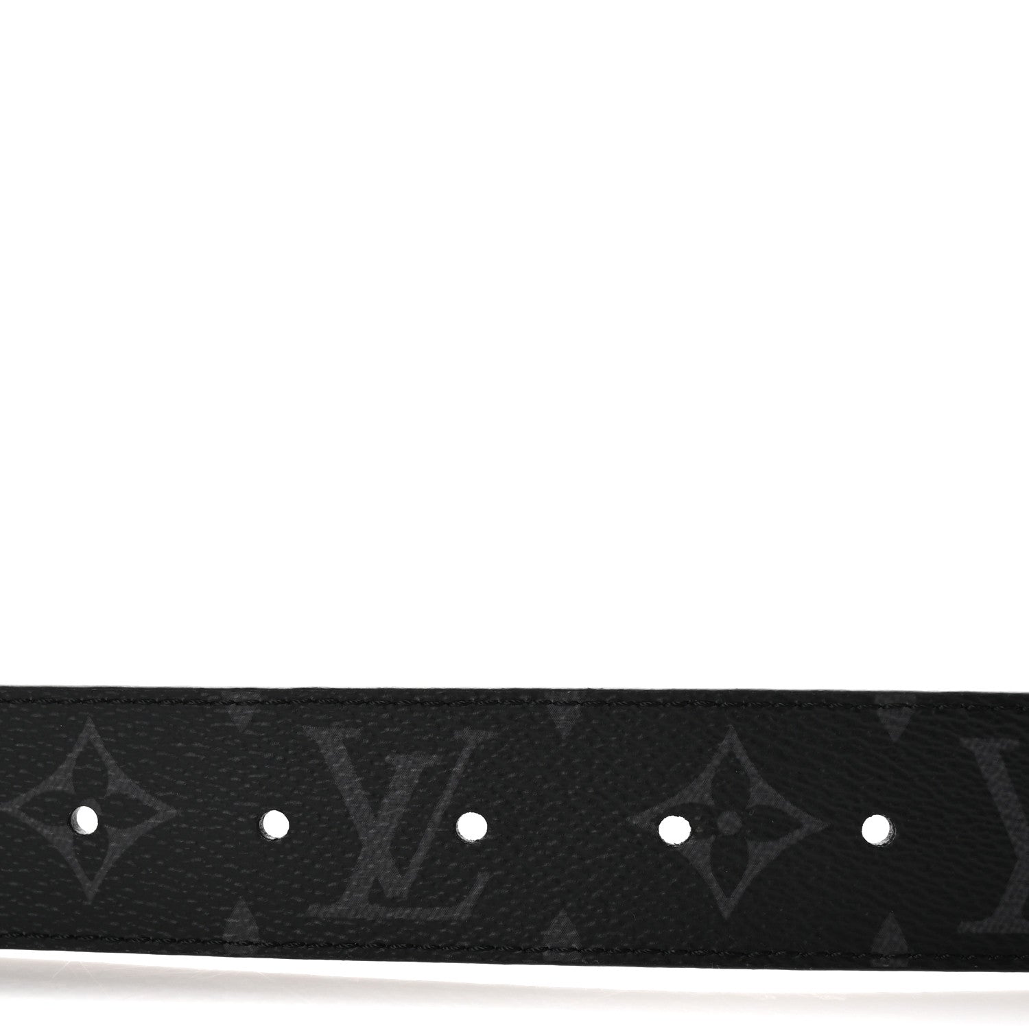 Louis Vuitton Calfskin Monogram Eclipse 35mm LV Initiales Reversible Belt 90 36 3 of 5