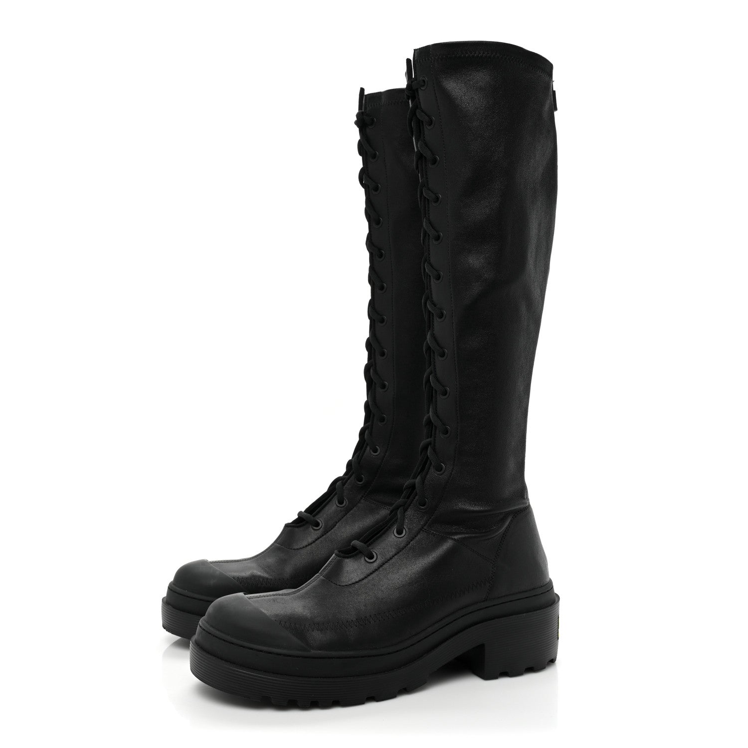 Christian Dior Nappa Stretch Dior Arcade High Boots 41 Black 3 of 10