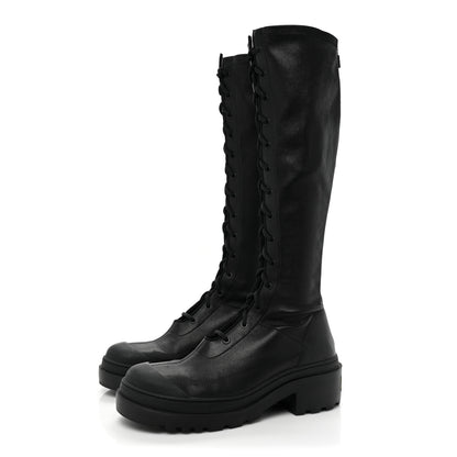 Christian Dior Nappa Stretch Dior Arcade High Boots 41 Black 3 of 10