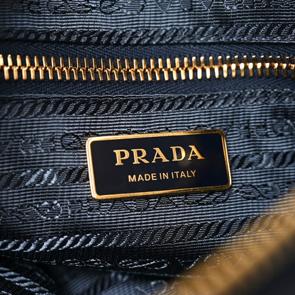 Prada Re-Nylon Saffiano Stitched Re-Edition 1995 Chaine Shoulder Bag Navy 6 of 11