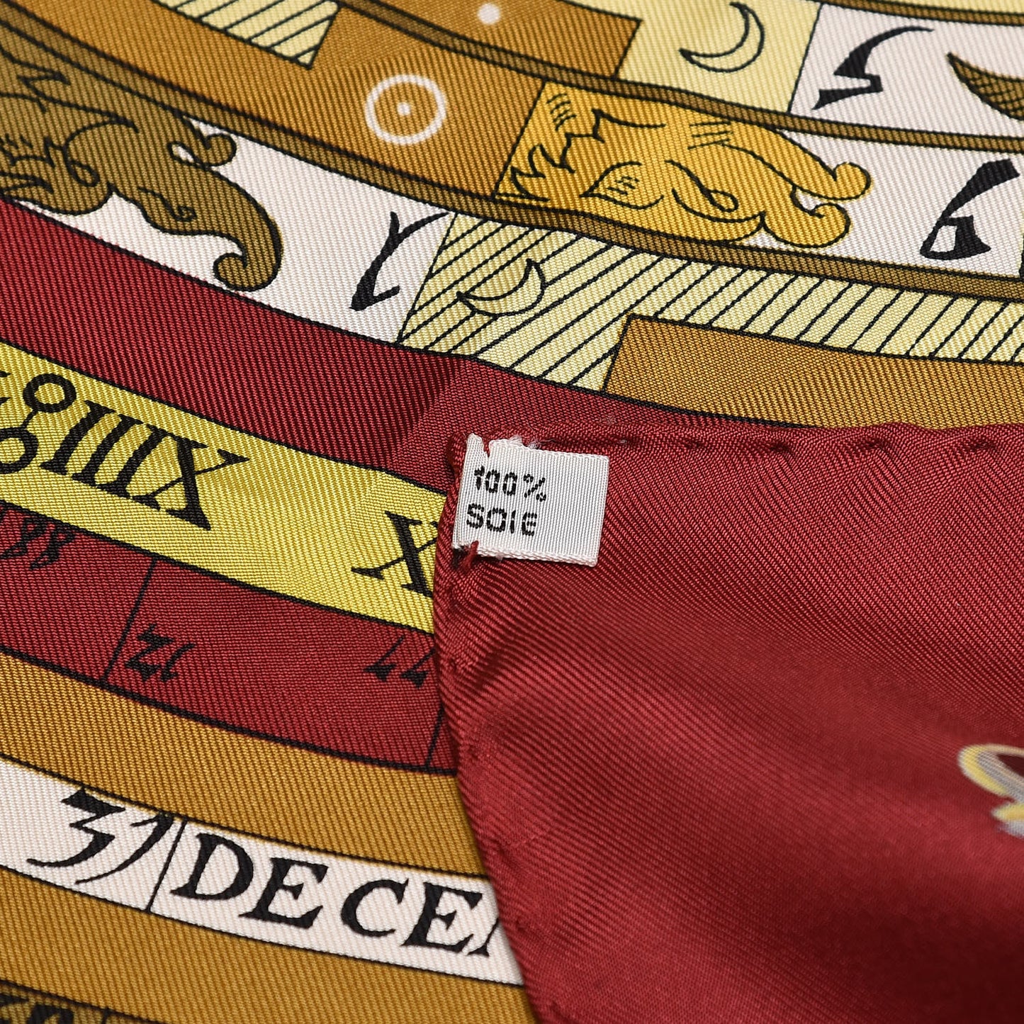 Silk Carre Astrologie Scarf 90