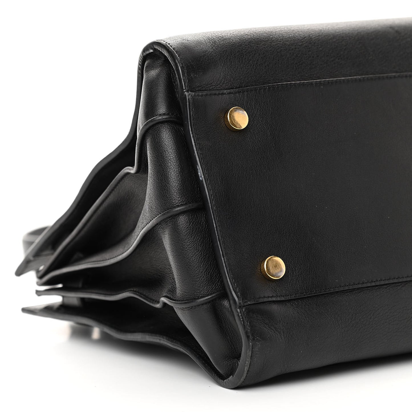 Calfskin Small Sac De Jour Black